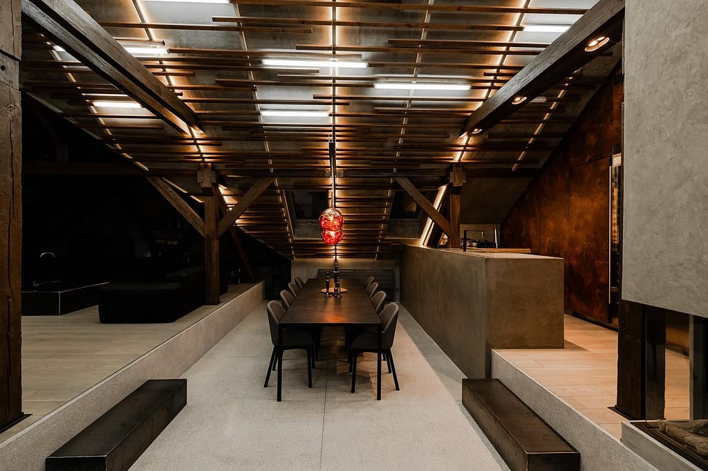 Ruhige 3 Zimmer-Wohnung im Leipziger Musikviertel 11 Architektur - Immobilie - Essbereich mit Kueche