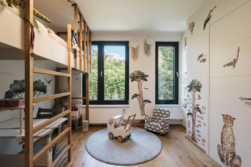 Moderne Wohnung mit stylischer Ästhetik in Berlin-Steglitz nahe Schlachtensee 9 Architektur - Immobilie - Kinderzimmer