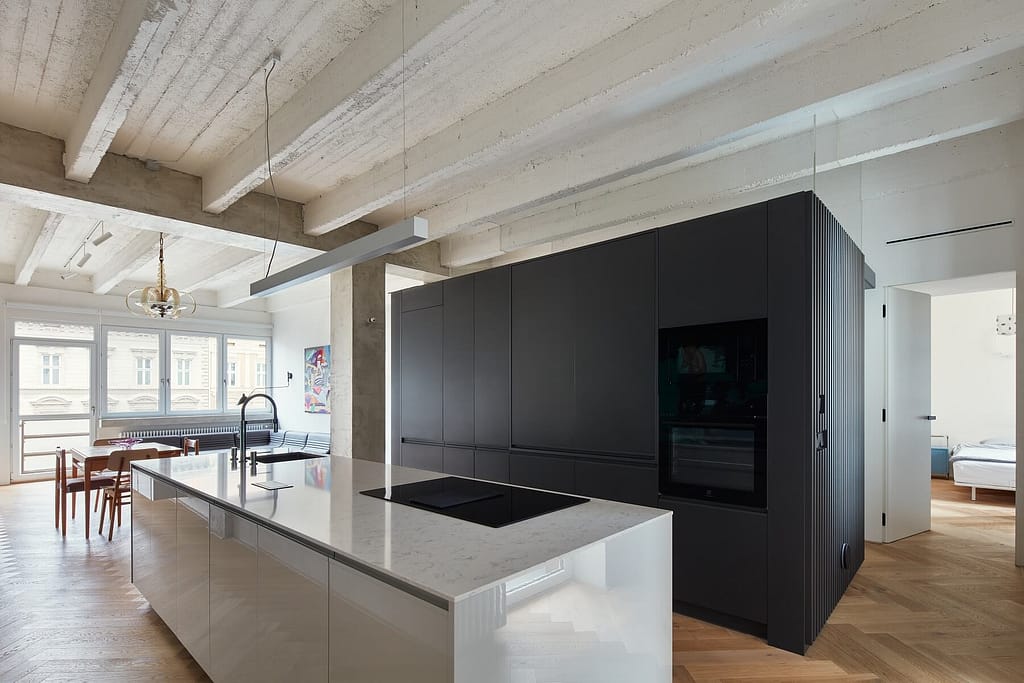 4-Zimmer-Design-Wohnung im Leipziger Waldstraßenviertel 2 Architektur - Immobilie - Kueche 1 1