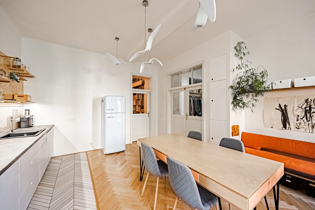 Hochwertig renoviertes Albau-Juwel in Gohlis-Süd in Leipzig 7 Architektur - Immobilie - Kueche