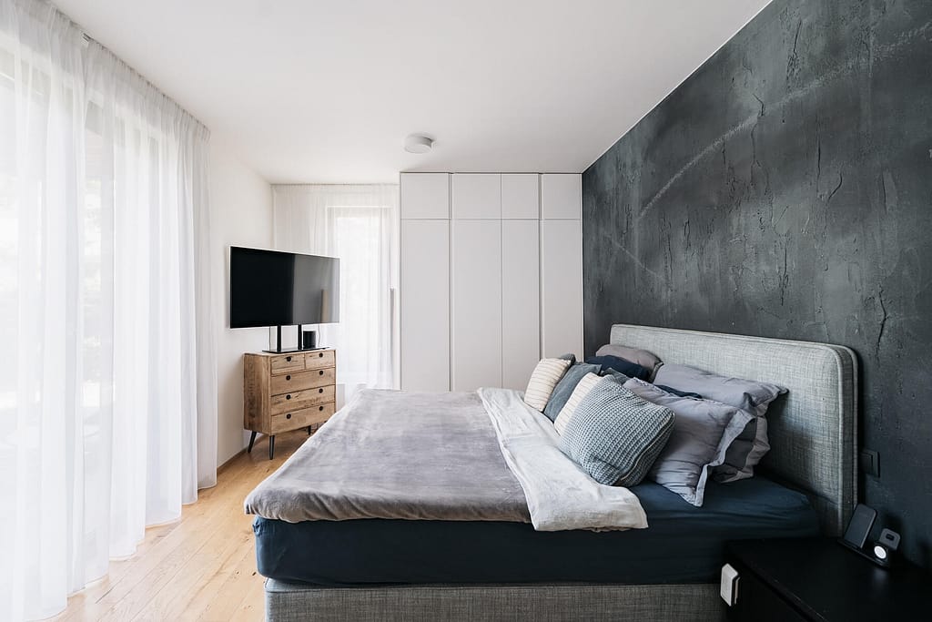 Moderne Wohnung mit stylischer Ästhetik in Berlin-Steglitz nahe Schlachtensee 6 Architektur - Immobilie - Schlafzimmer 1