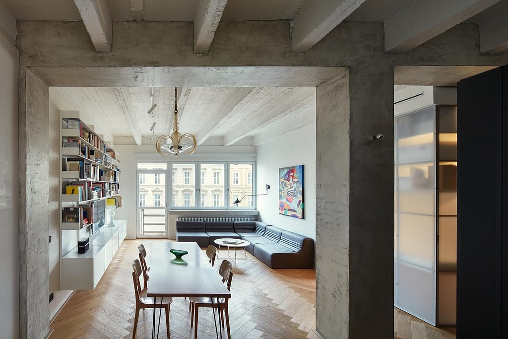 4-Zimmer-Design-Wohnung im Leipziger Waldstraßenviertel 5 Architektur - Immobilie - Wohnzimmer 3