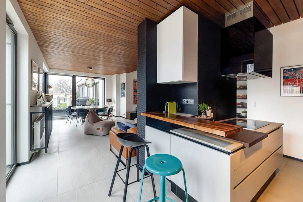 Stilvolle Maisonette-Wohnung mit luxuriöser Ausstattung neben dem Berliner Tiergarten 5 Architektur - Immobilie - Kueche