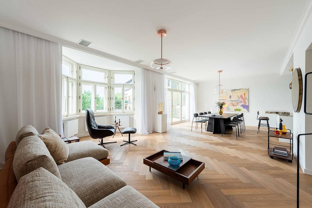 Exklusive und großzügige Maisonette-Wohnung in der Leipziger Südvorstadt 5 Architektur - Immobilie - Wohnbereich 6