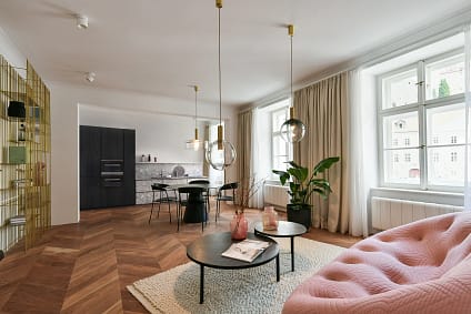 Herrschaftliche Altbauwohnung in erstklassiger Lage an der Leipziger Thomaskirche 6 Architektur - Immobilie - Wohnbereich 1